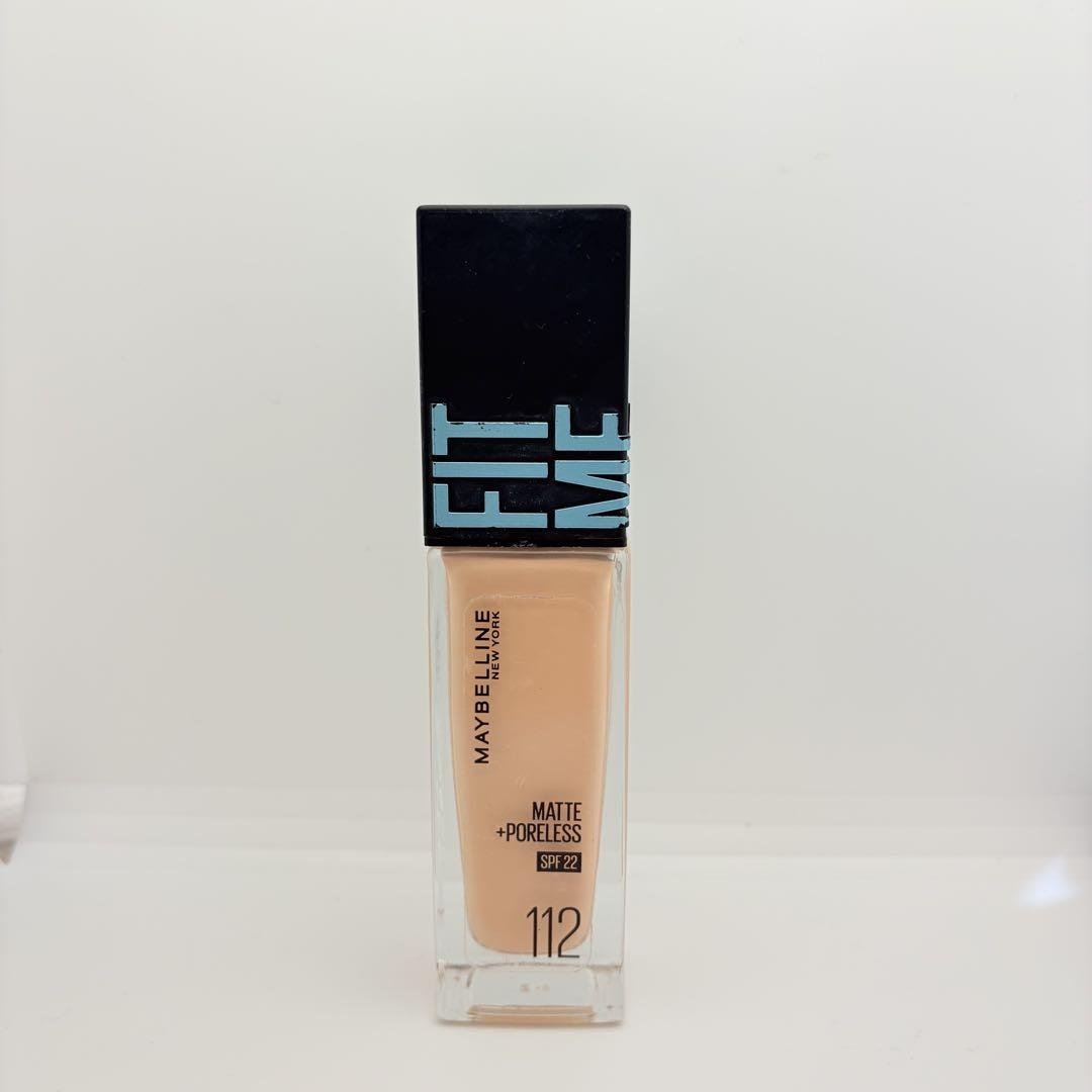 【ほぼ未使用】MAYBELLINE FITME リキッドファンデーション 112
