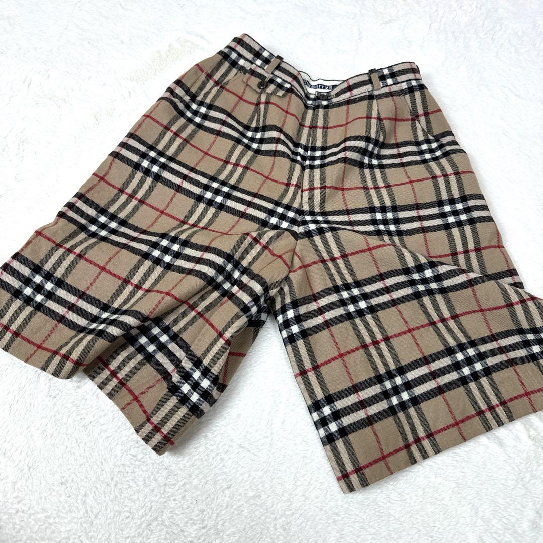 ★美品★Burberrys バーバリー キュロットパンツ ノバチェック L