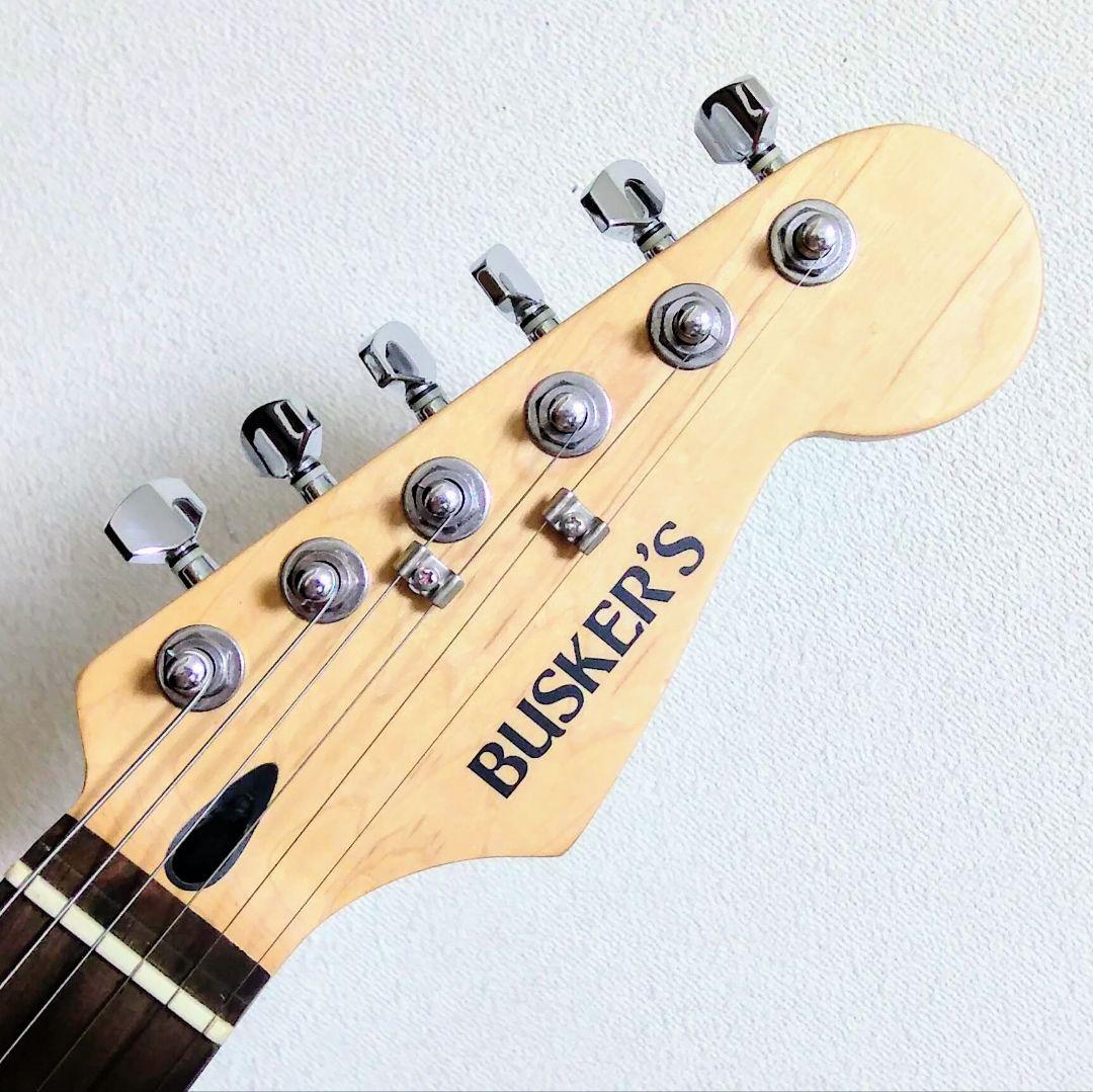 BUSKER’S　ストラトキャスタータイプ　エレキギター　弦は新品に交換済み！