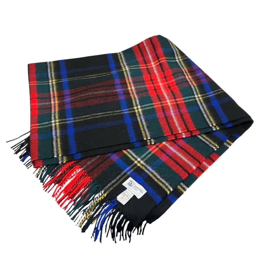 ★美品☆ジョンストンズJohnstons カシミヤ100％ 大判 ストール