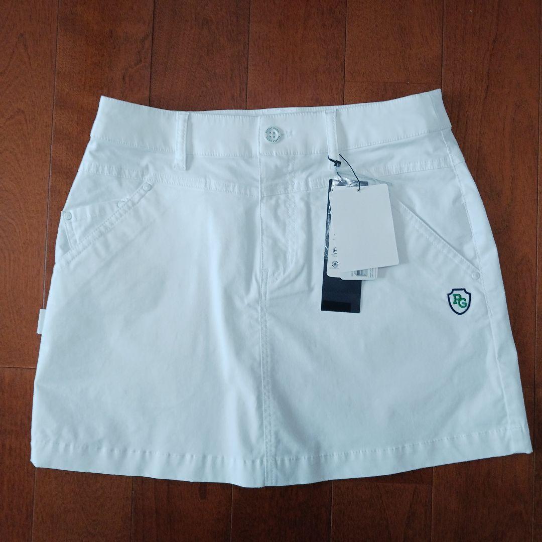 新品　PEARLY GATES レディーススカート サイズ0 ホワイト