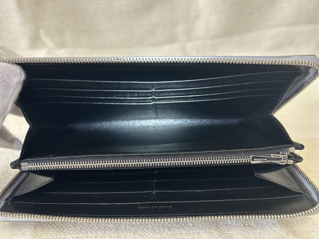 BALENCIAGA シルバー 長財布