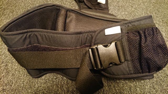 ★良品★ポルバンアドバンス ヒップシート ブラック シングルショルダー付き