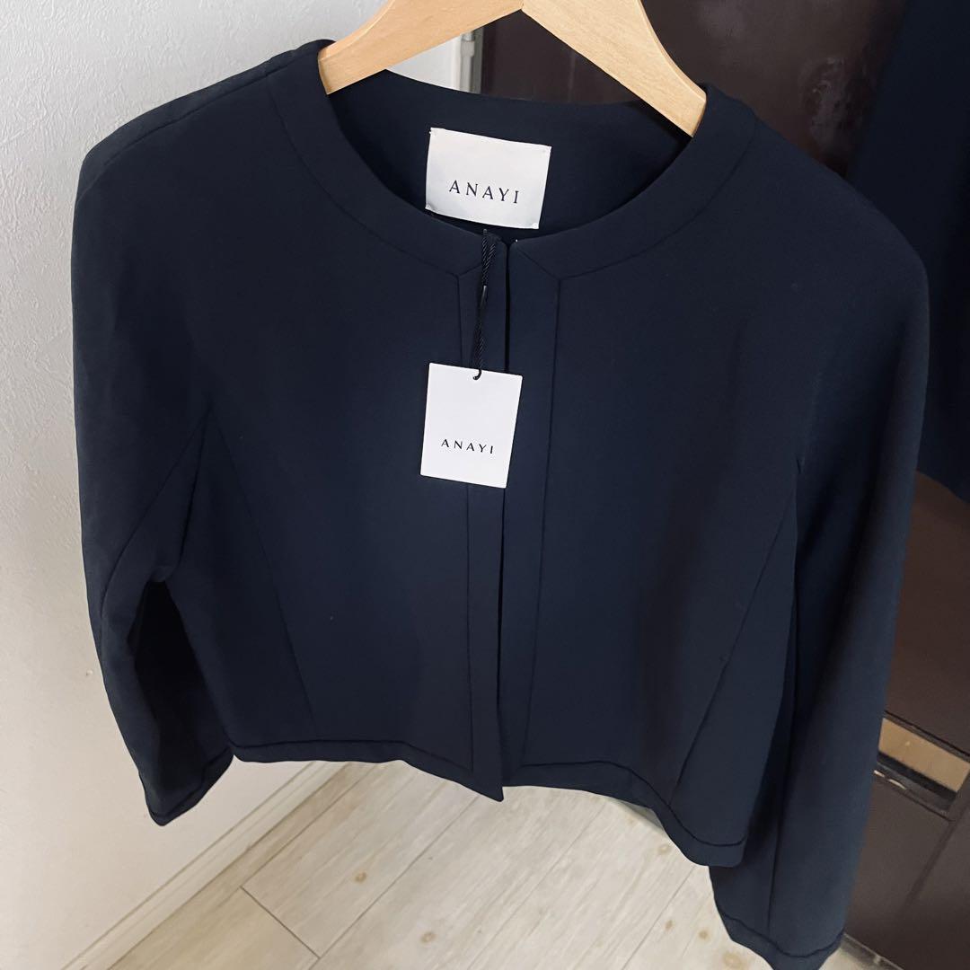 新品☆ ANAYI プレミアムストレッチ　セットアップ/23区、セオリー、ロペ