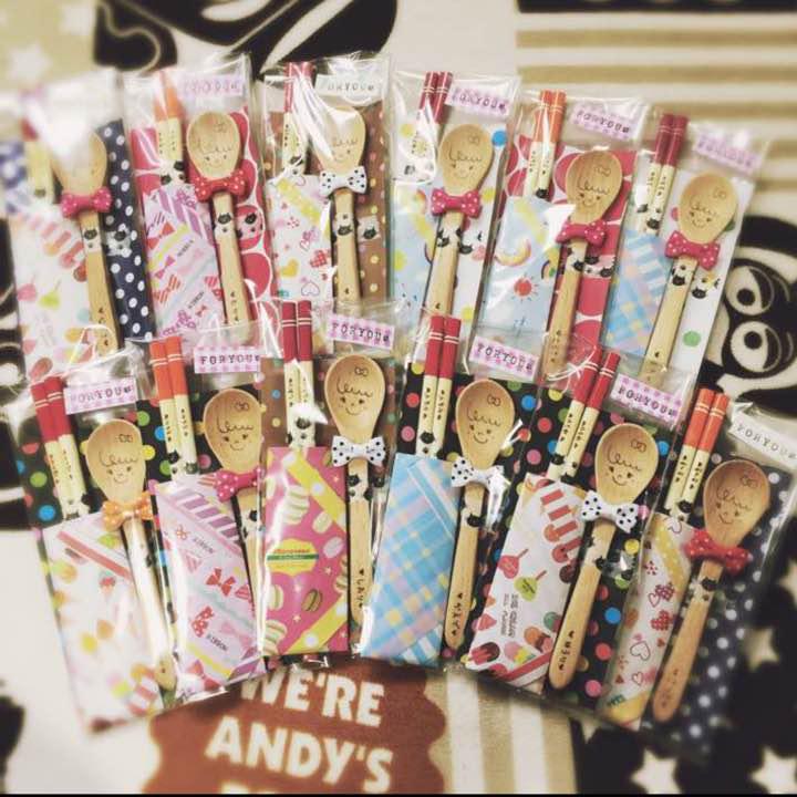 箸スプーンセット400円♡名前入り☺︎ウッドバーニング☺︎ 箸スプーンセット400円♡名前入り☺︎ウッドバーニング☺︎