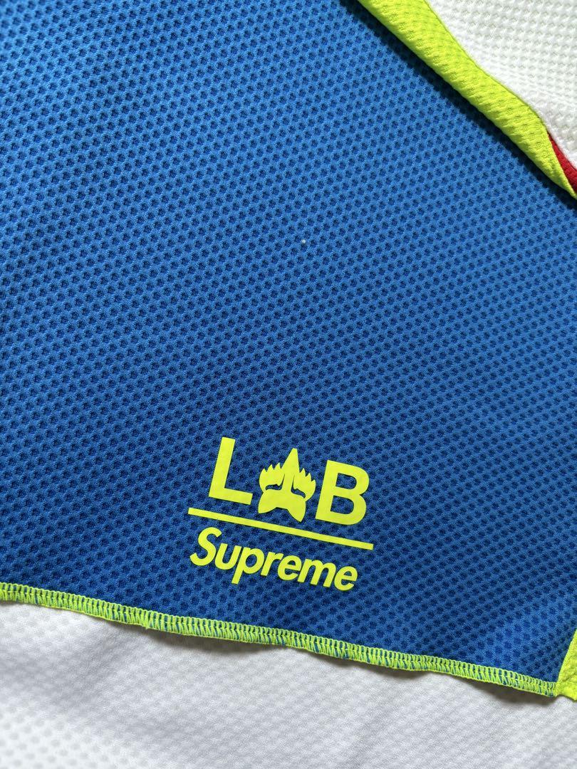 Supreme Fox RacingメッシュシャツM ブルー/ホワイト/イエロー
