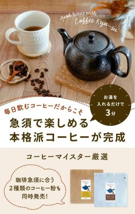 コーヒー急須 マットブラック　常滑焼　約800ml