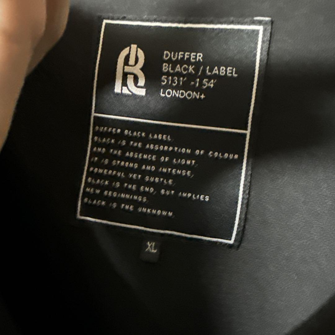 DUFFER BLACK LABEL セットアップ XL ブラック