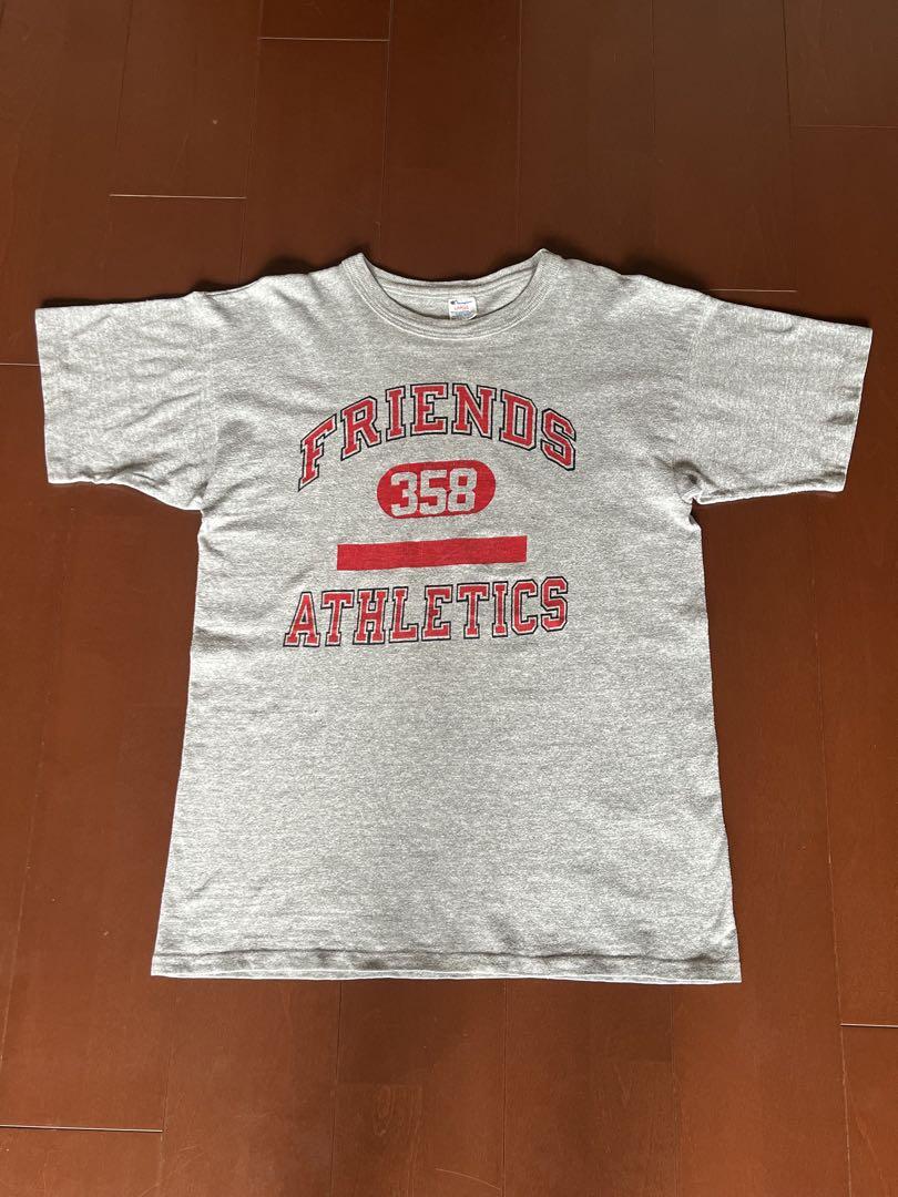 チャンピオン　トリコタグ　ビンテージ　Tシャツ 80s チャンピオン トリコタグ 88/12 カレッジ 4段プリント T