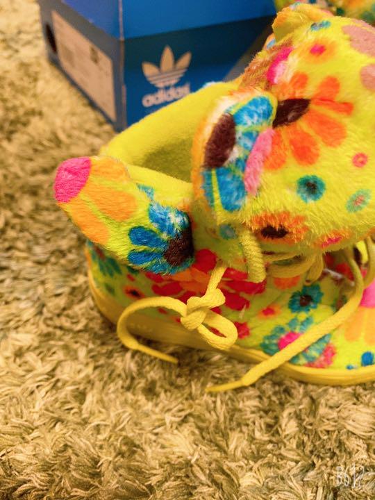 ジェレミースコット adidas kids  14cm  ベアースニーカー