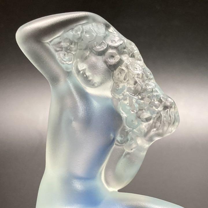最先端 美品】LALIQUE ラリック フロレアル 裸婦 彫像 フロリアル 置物 立体・オブジェ