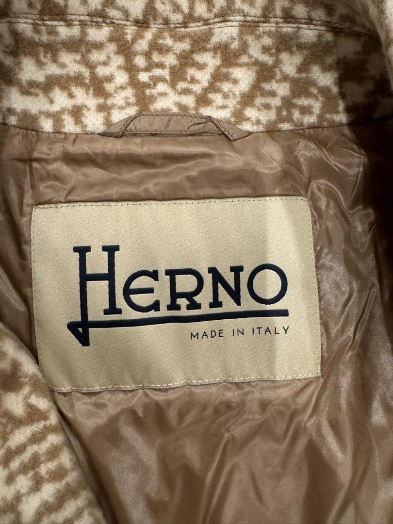 Herno レディース　ダブルブレスト チェックジャケット