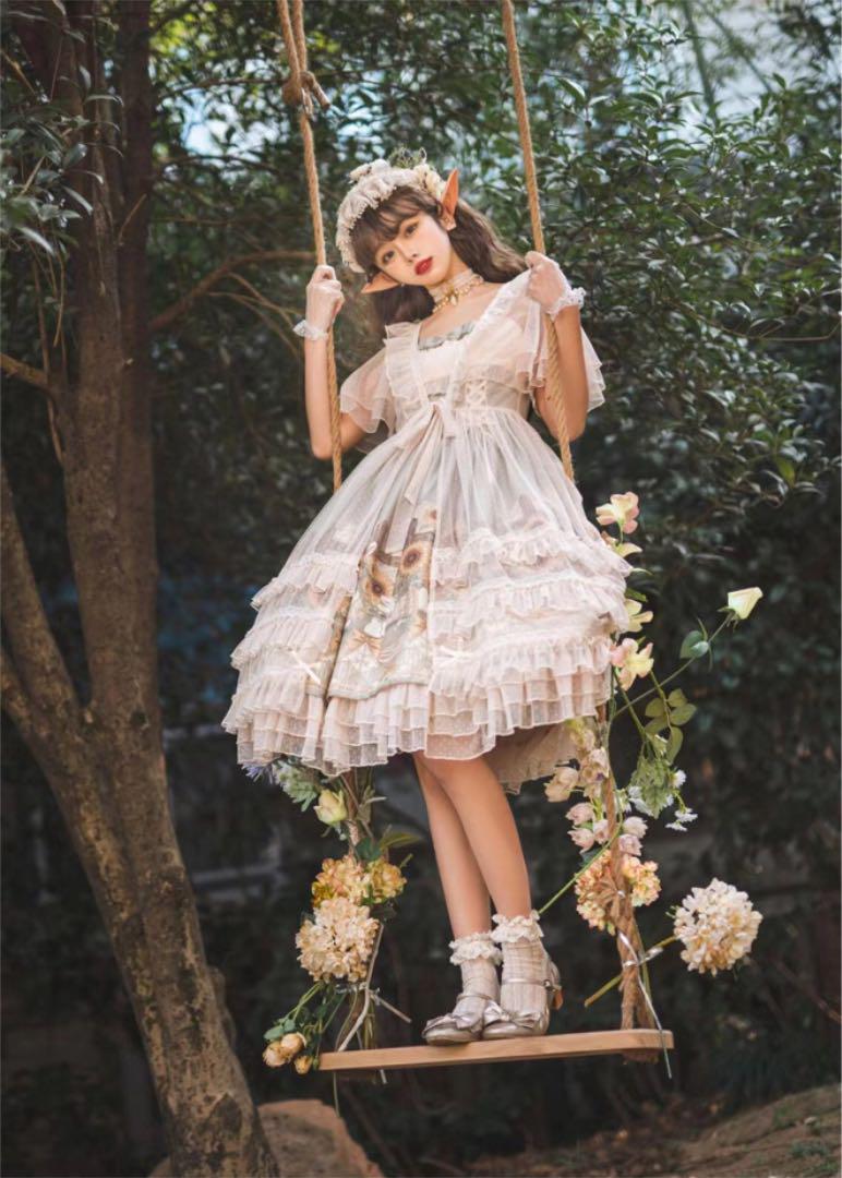 Apple tea ワンピース アマベル toalice ロリィタ ミルク