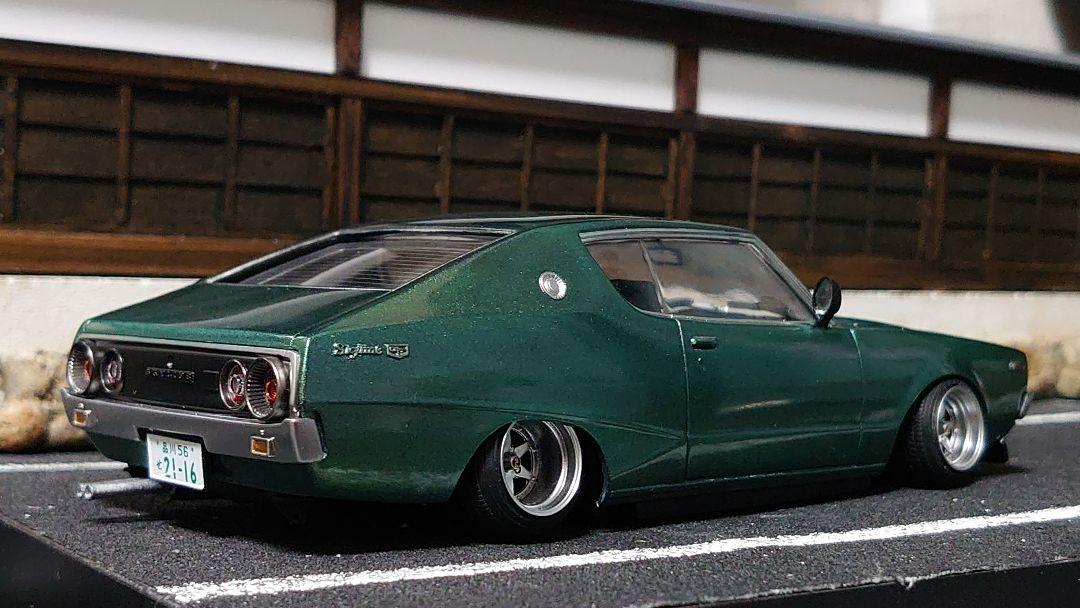 1/24 アオシマ スカイライン ケンメリ 完成品 Yahoo!オークション - アオシマ 1/24 完成品 日産スカイライン