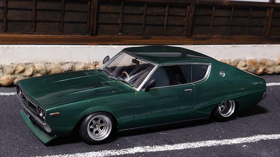 1/24 アオシマ スカイライン ケンメリ 完成品 Yahoo!オークション - アオシマ 1/24 完成品 日産スカイライン