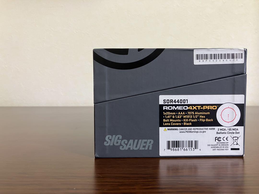 SIG SAUER ROMEO4XT-PRO ブラック