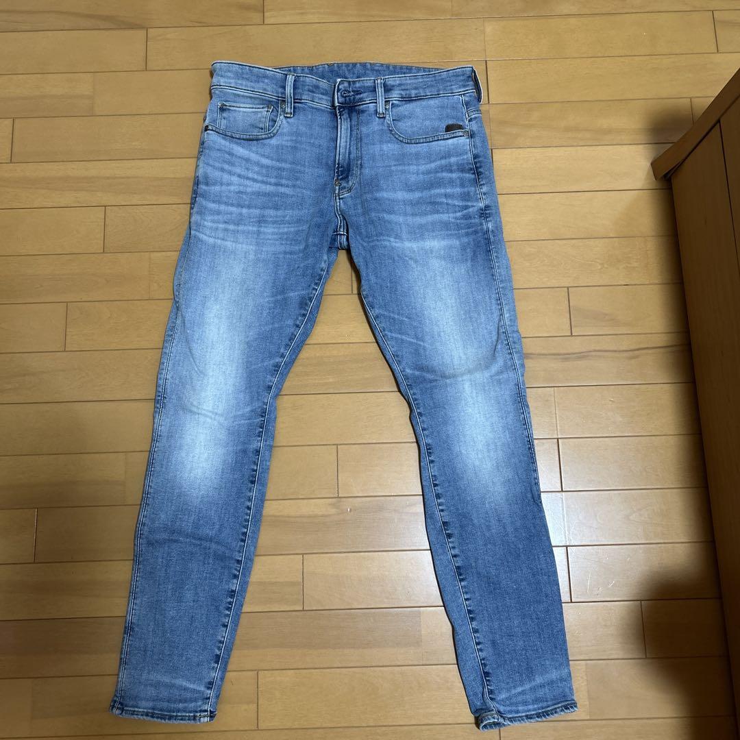 G-STAR REVEND SKINNY スキニーデニム ライトブルー