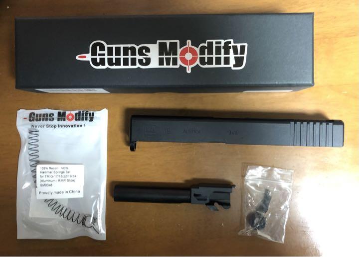 新しい到着 Guns Modify G19 スライド&アウターバレル マルイG19