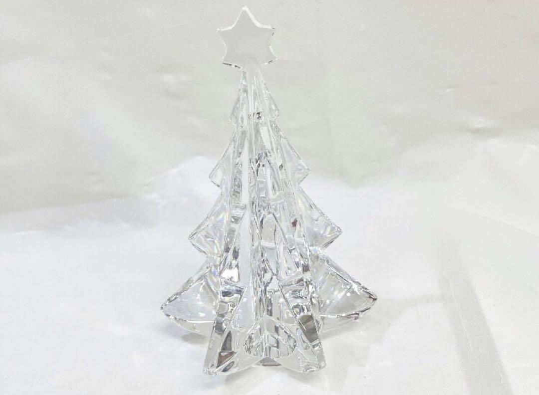 美品〕バカラ クリスタル クリスマスツリー ノエル 置物