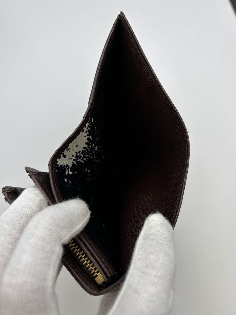 LV ルイヴィトン ダミエ ポルトモネビエトレゾール 折り財布 N61730