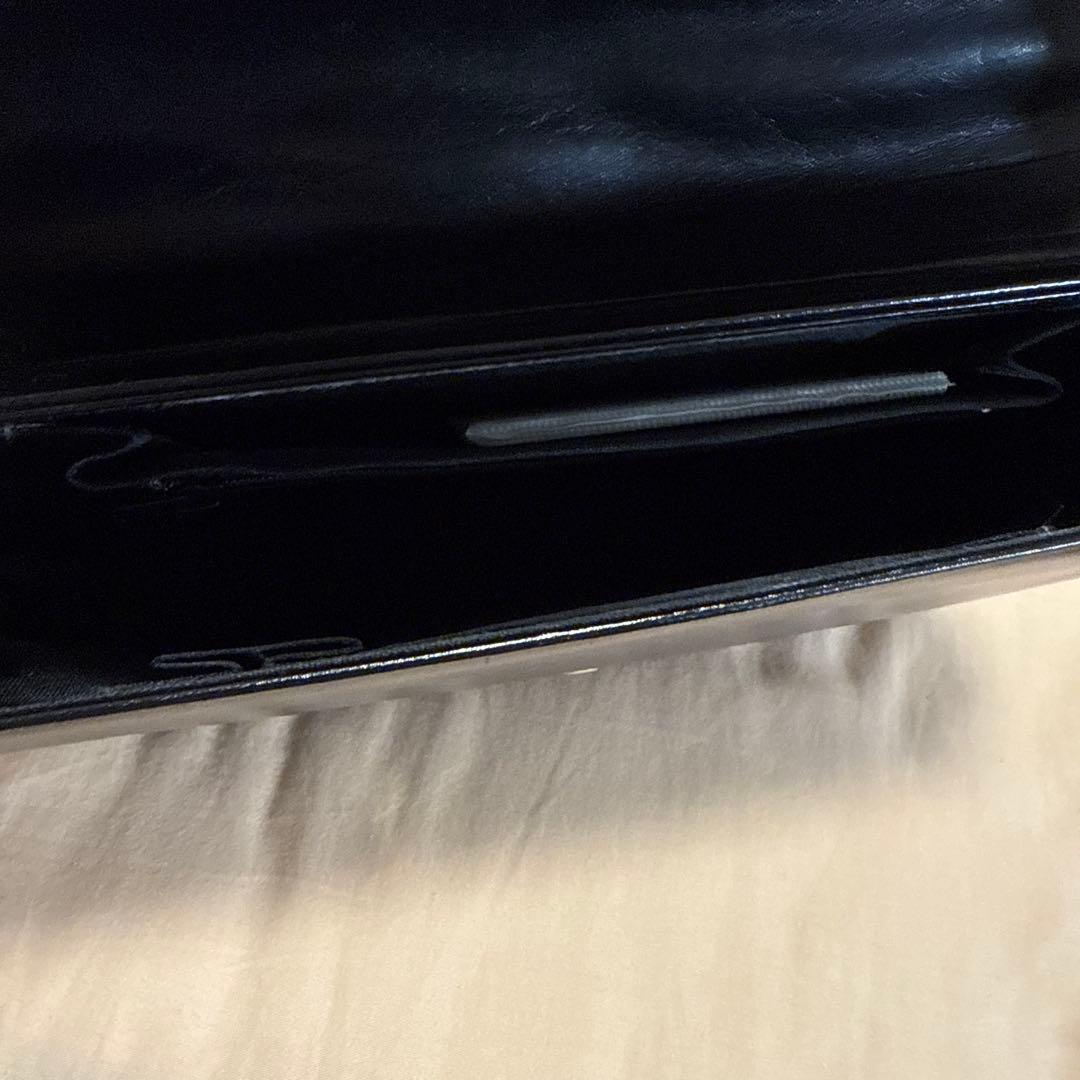 ハンドバッグ　ENDOレザーショルダーバッグ 黒