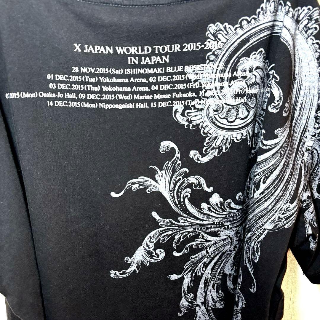 希少】 X JAPAN ビンテージ Tシャツ XL 2015-2016 ツアー - メルカリ