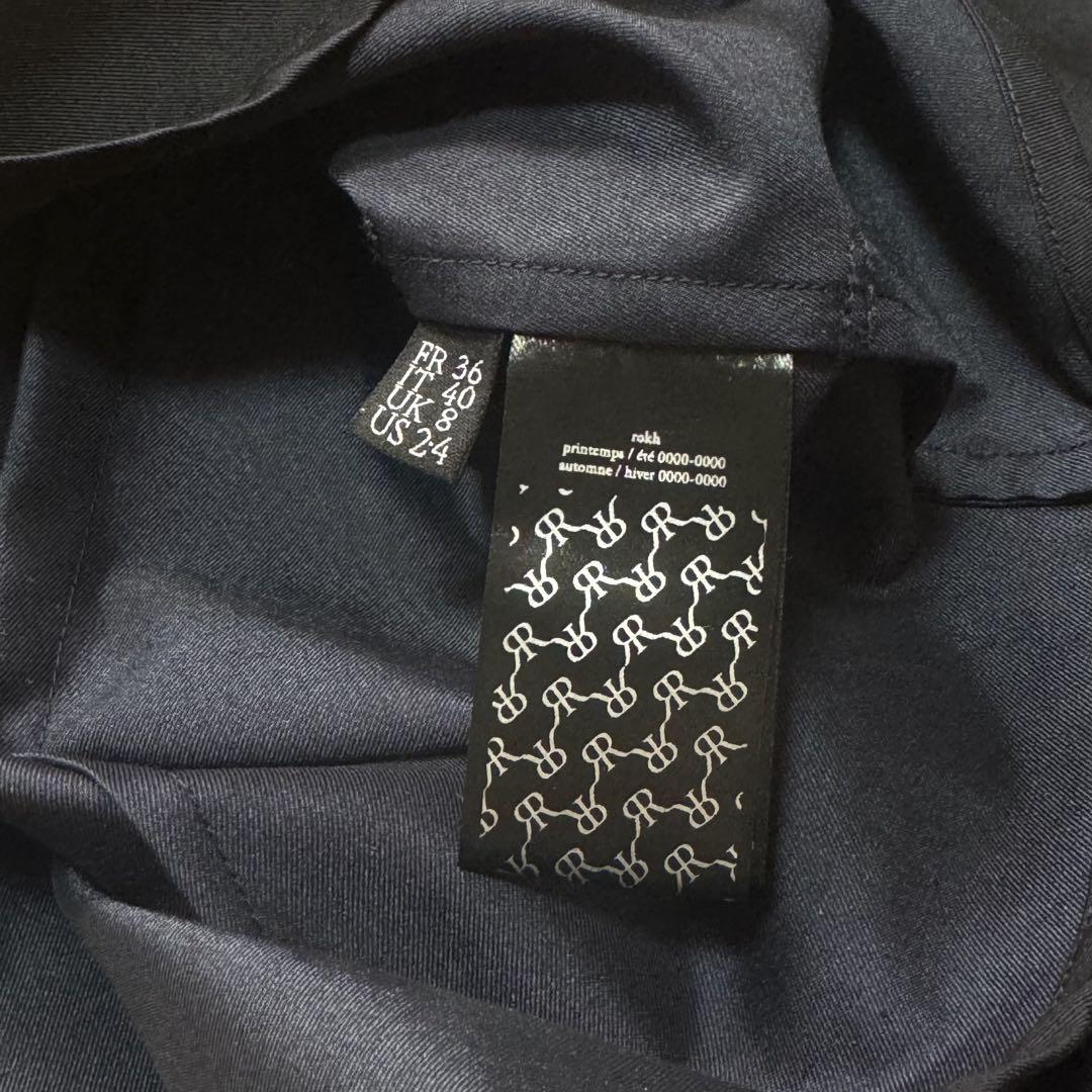 rokh ロク スカーフ ミックスシャツ ブラウス 36サイズ 美品