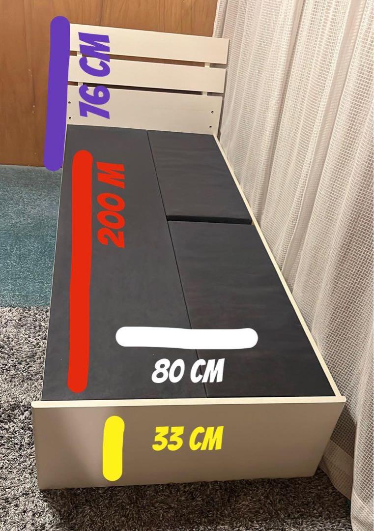 ベッド　引き出し付き