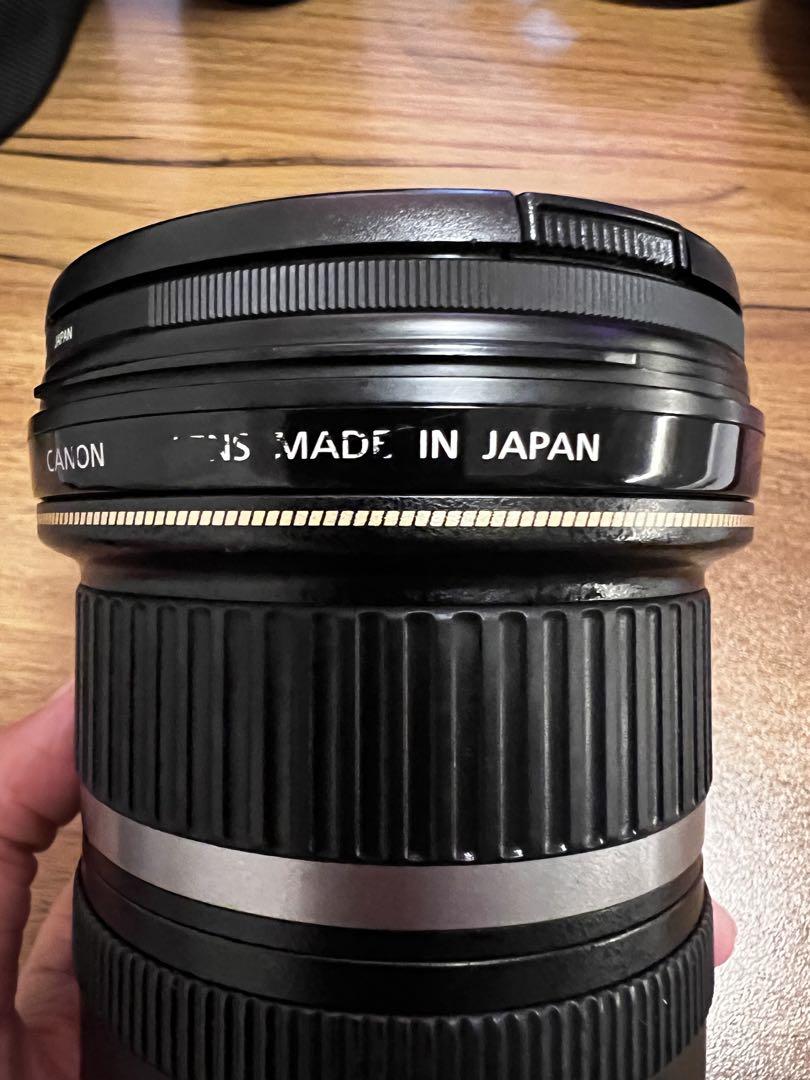 Canon EF-S 10-22mm USM, フィルタとフード付き Canon EF-S 10-22mm USM, フィルタとフード付き