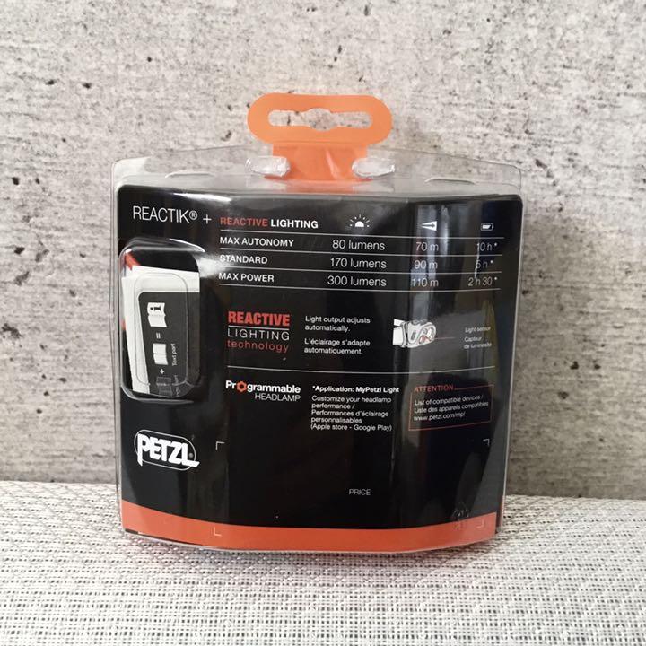 2022お得 新品.未使用 ペツルヘッドライトリアクティックプラス E95HMI C1Zle-m56295567408 PETZL 定番超激安