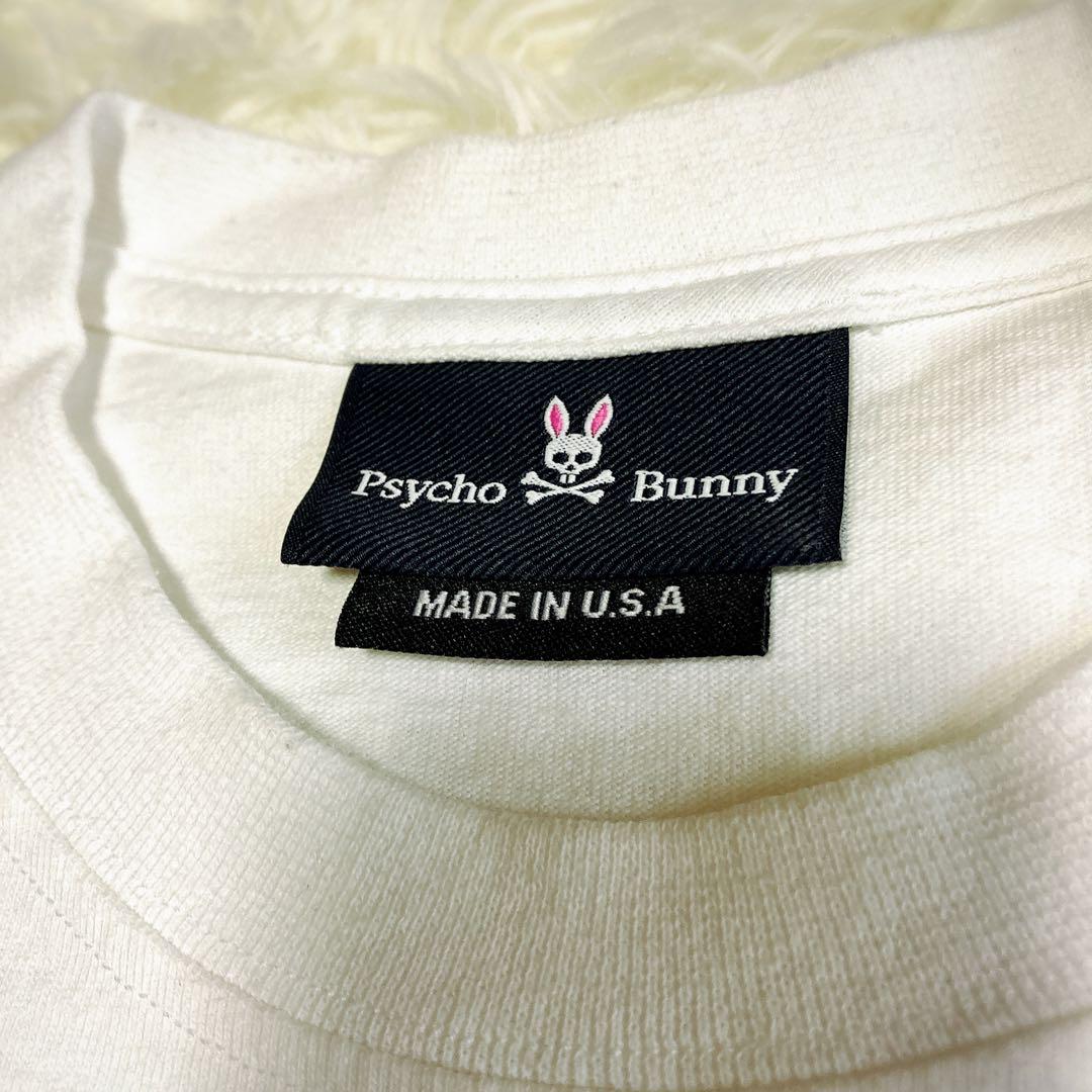 美品✨️サイコバニー ロンT ロングスリーブTシャツ USA セール】ロゴステッカーデザイン ロングスリーブTシャツ（T