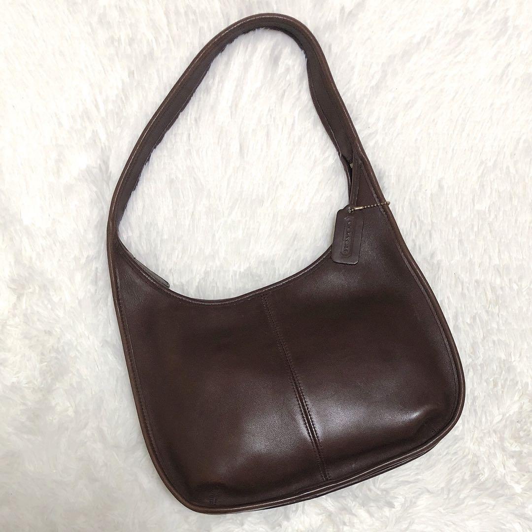 美品 オールドコーチ エルゴ ワンショルダー ブラック 9025 レザー