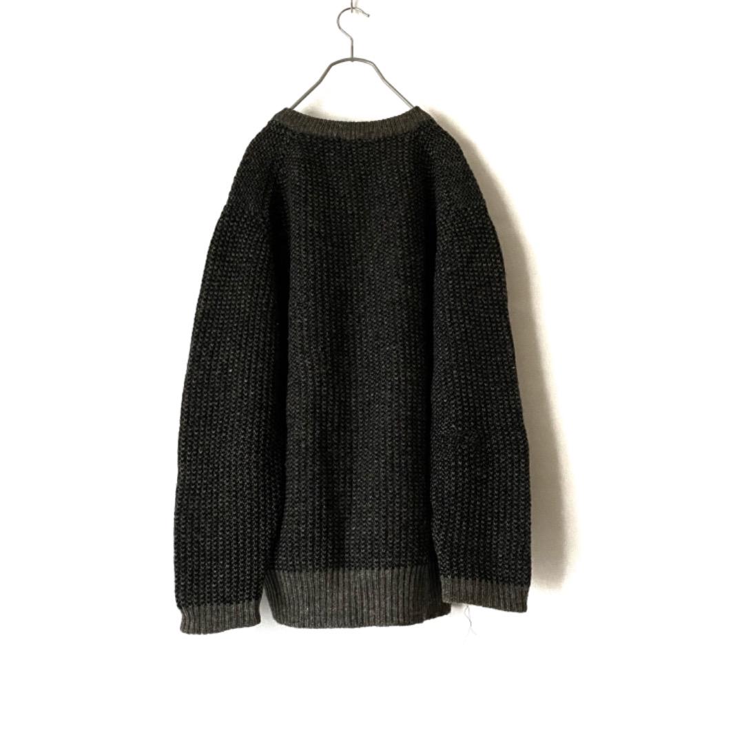 大人気 古着 shetland wool A7UMS-m56301064548 ウールニット ゆるだぼ お得在庫あ