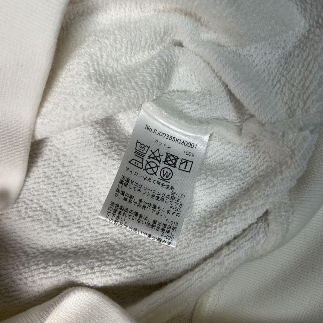 【美品、希少品】MAISON KITSUNE パーカー XS 刺繍　ホワイト　白