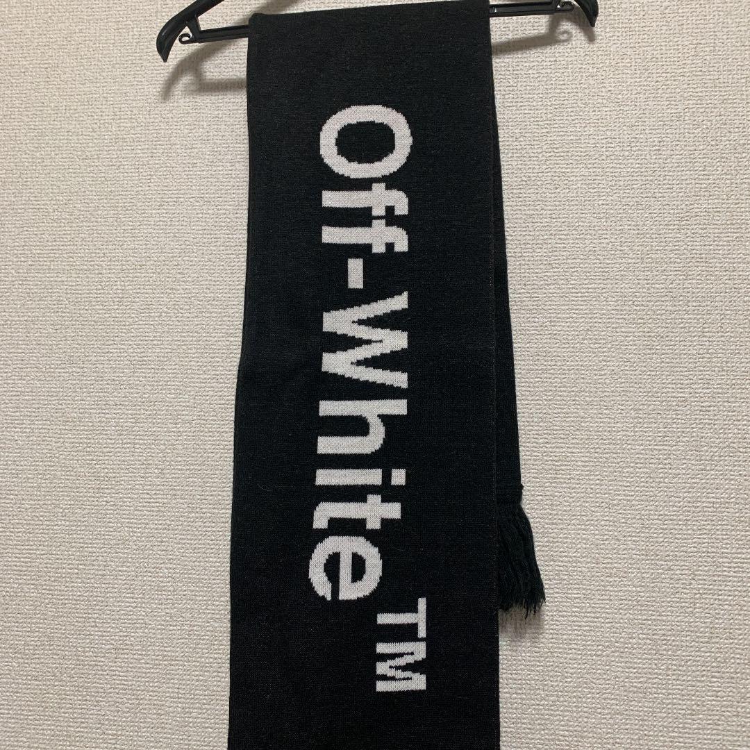 オフホワイト マフラー ニットスカーフ N657P-m56307501196 Off-White HOT人気