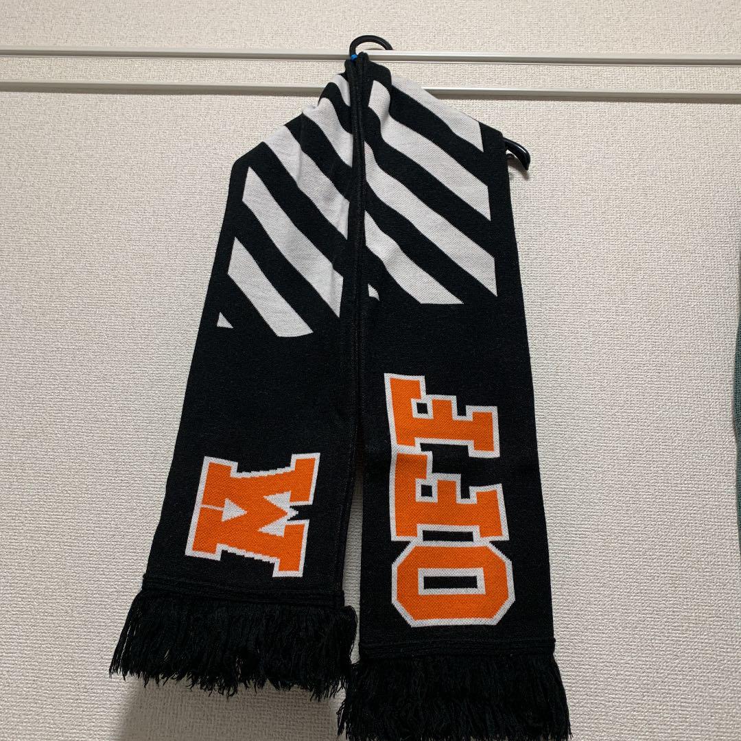 オフホワイト マフラー ニットスカーフ N657P-m56307501196 Off-White HOT人気