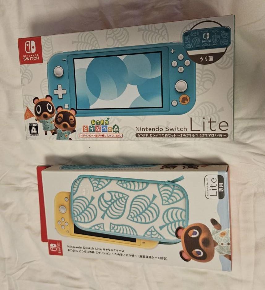 Nintendo Switch Lite まめきち＆つぶきちアロハ柄 早い者勝ち 任天堂 Nintendo Switch Lite あつまれ どうぶつの森セット