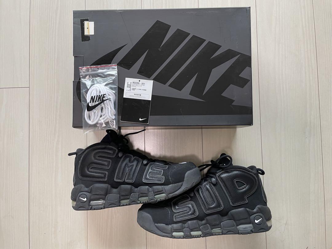 【メーカー直送】 SUPREME × UPTEMPO MORE AIR NIKE シューズ(男性用)