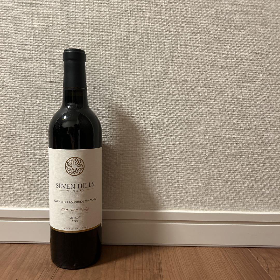【赤ワイン】2021 SevenHills Winery Merlot14.5%
