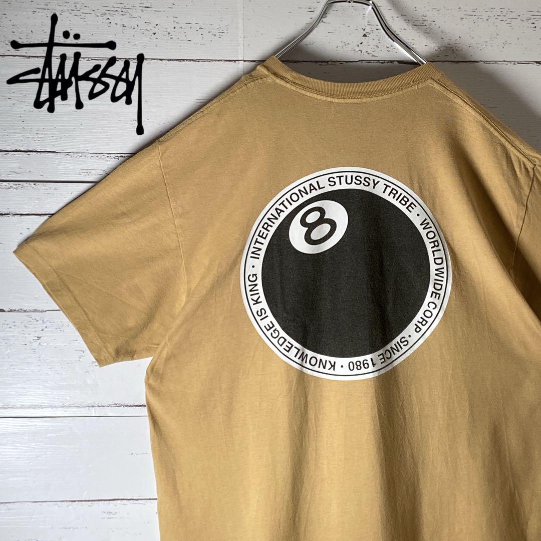 C5【希少色 人気L】ステューシー☆8ボール エイトボール Tシャツ メキシコ製