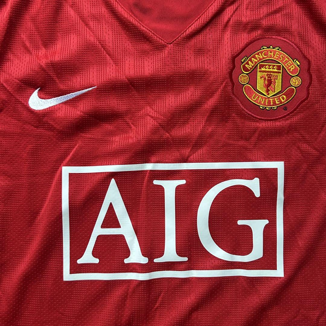 Manchester United 07/08 L パッチ付き スコールズ18