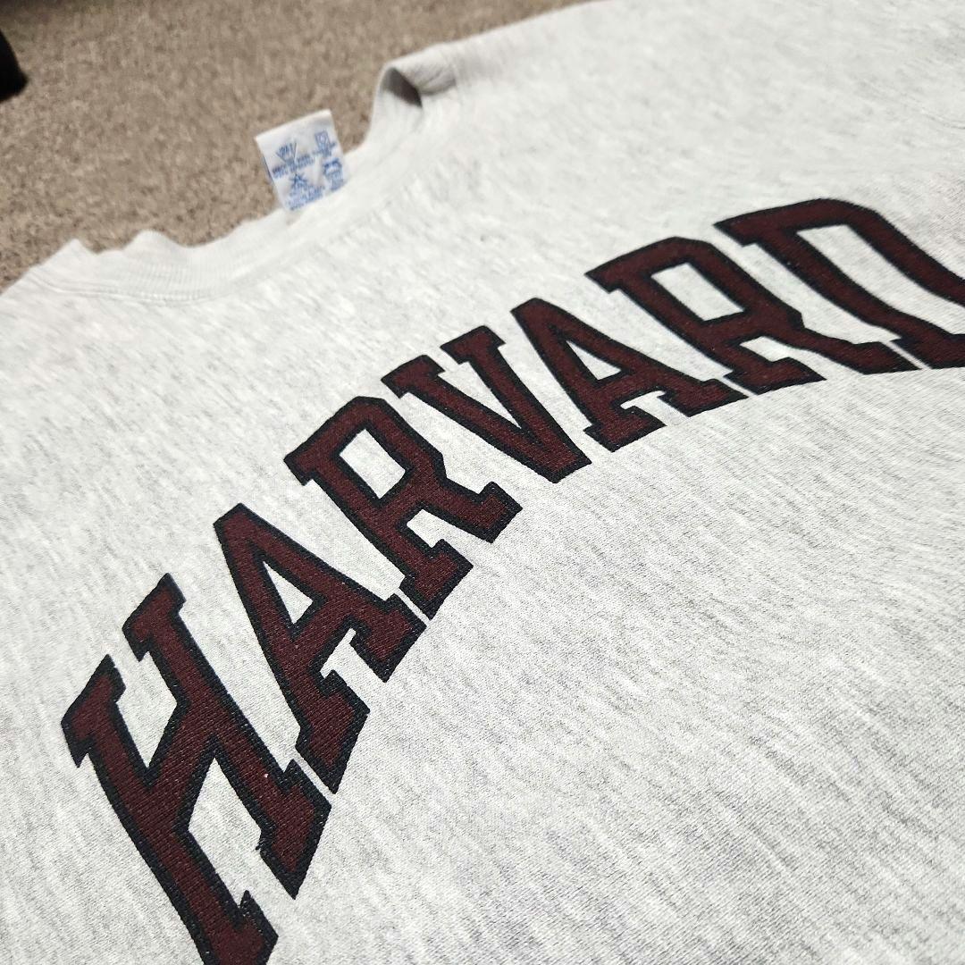 【超美品】90s/USA製/染み込みHARVARD リバースウィーブ　XLサイズ 超美品】90s/USA製/染み込みHARVARD リバースウィーブ XLサイズ