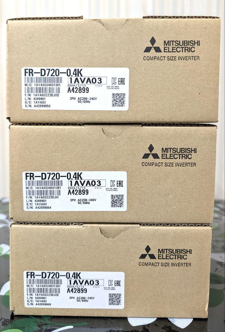 インバーター　FR-D720-0.4K　まとめ売り