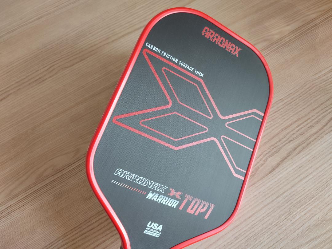 ピックルボール パドル ARRONAX T700生カーボンファイバー 赤い 画像2