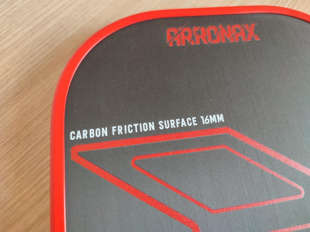ピックルボール パドル ARRONAX T700生カーボンファイバー 赤い 画像6