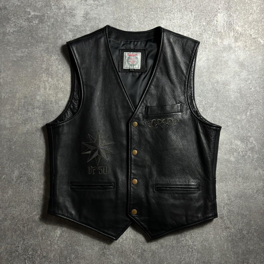 トップス 1990's VINTAGE BEST LEATHER WESTERN