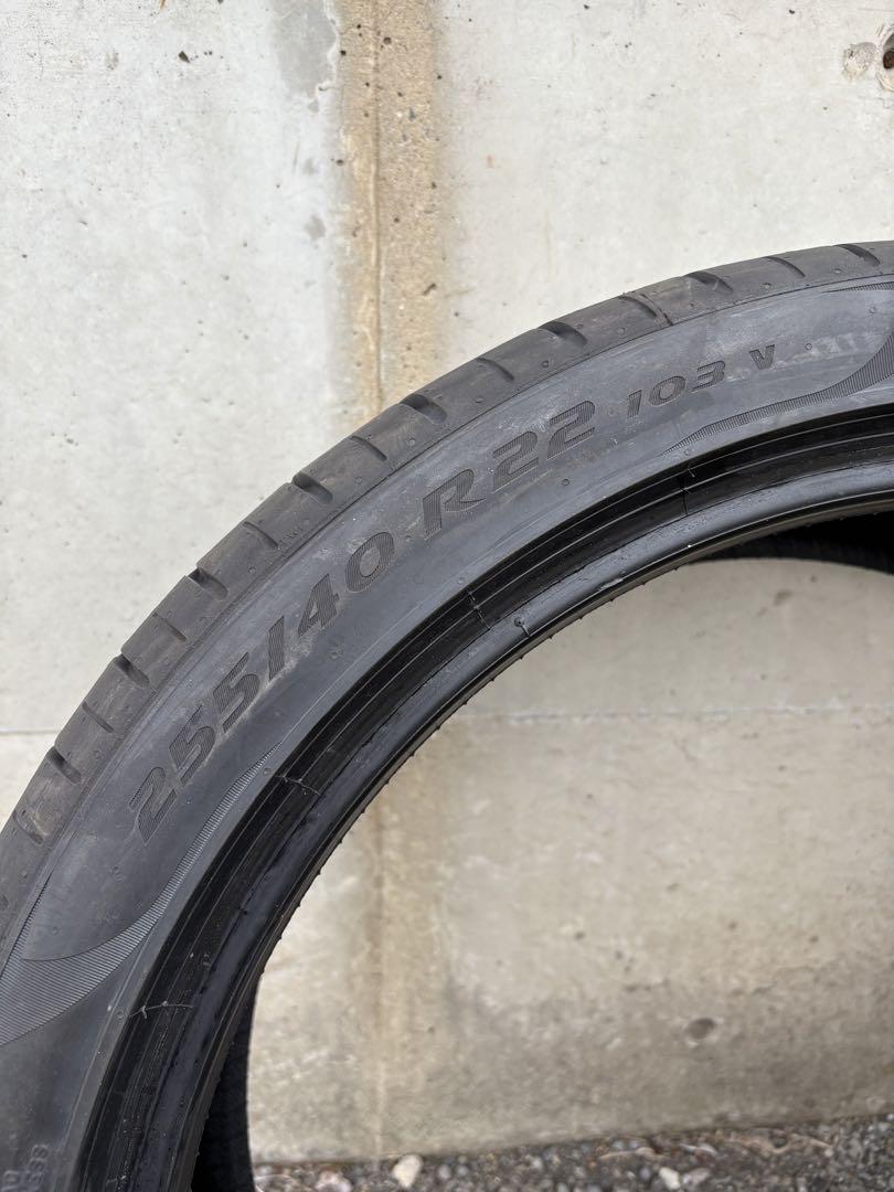 新品　Pirelli P Zero 255/40R22 タイヤ2本セット