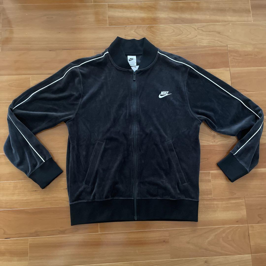 NIKE ベロア セットアップ M ブラック トップス