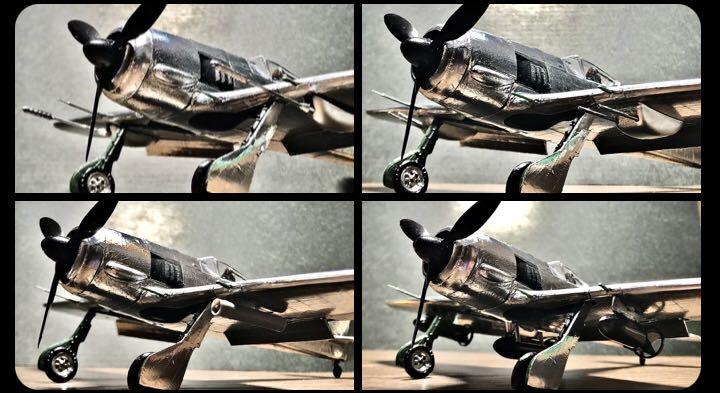 おもちゃ⓲ アルミ貼りFw190 1 48 完成品 kWGCi-m56324762700 プラモデル