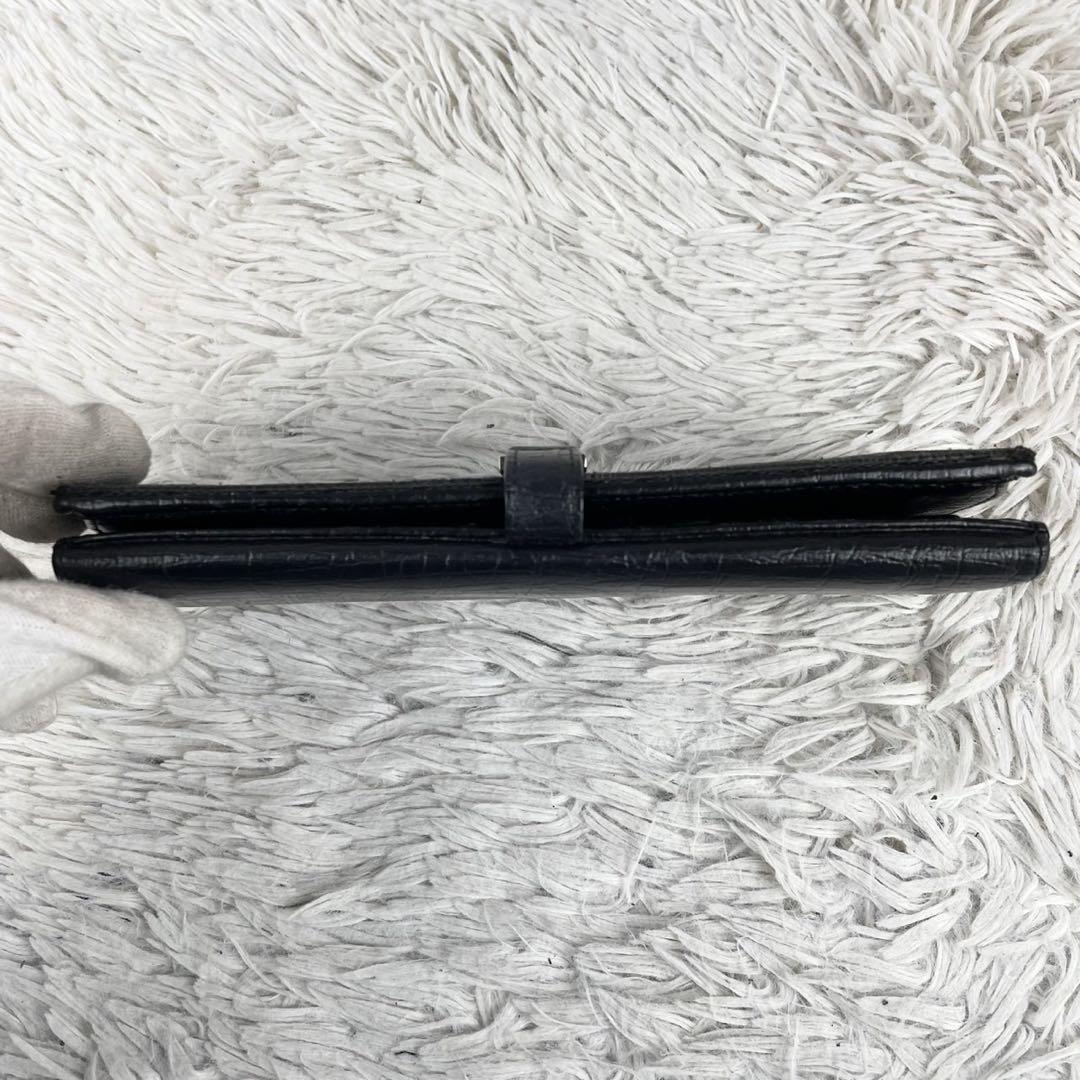 美品 GUCCI キャンバス レザー 長財布 GG柄 ジャッキー 黒 フラップ